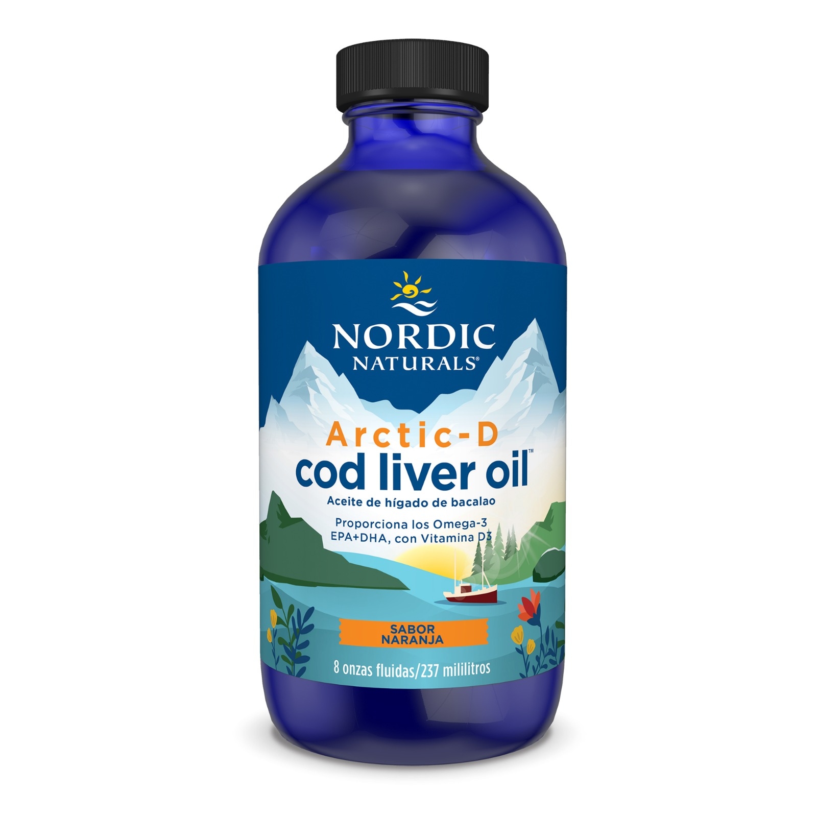 Nordic Naturals Arctic-D Cod Liver Oil Omega 3 y Vitamina D3 x 237 ml